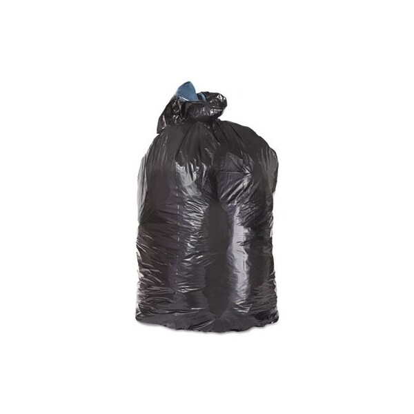 Trinitypls LOW-DENSITY CAN LINERS, 56 GAL, 1.3 MIL, 43in X 47in, BLACK, 100PK ML4347H - main